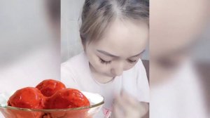 Красное мороженое ?| Асмр хруст с глотанием ?| ❤️❤️❤️