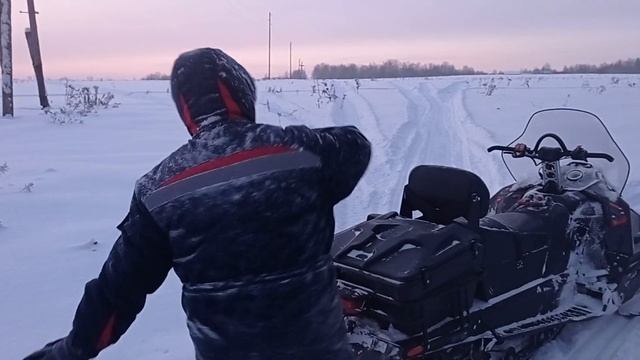 Ставр Стелс снегоход, первые впечатления Петровыча (друга) о аппарате смотреть онлайн