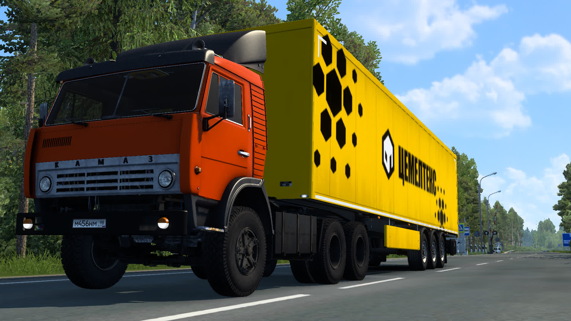 13 / ETS 2 V1.43 / KAMAZ 5410 / Пикалёво - Алёховщина / реальная экономика.