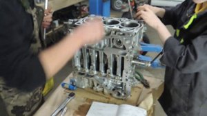 Subaru Tribeca B9 EZ30D (2007) (Переборка ДВС) Сборка ч.2 (Готов Блок)