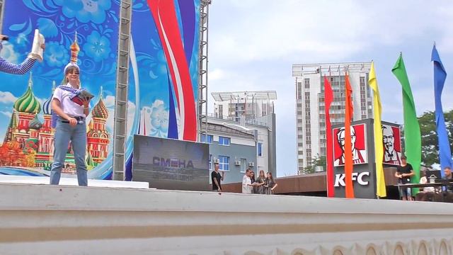 Анапа. Концерт Всероссийского центра Смена на Театральной площади 30 июля 2019 г. Full HD 1080p60.