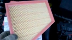 Замена воздушного фильтра на SKODA
