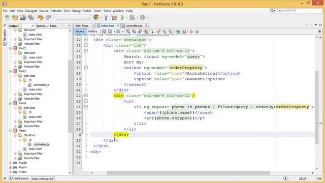 Angular JS Tutorial Part 5