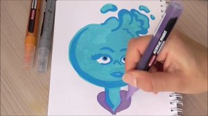 How to Draw Ember ? Elemental but from water