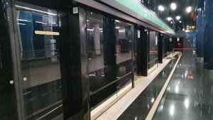 Горизонтальный лифт или станции закрытого типа в Петербурге.
