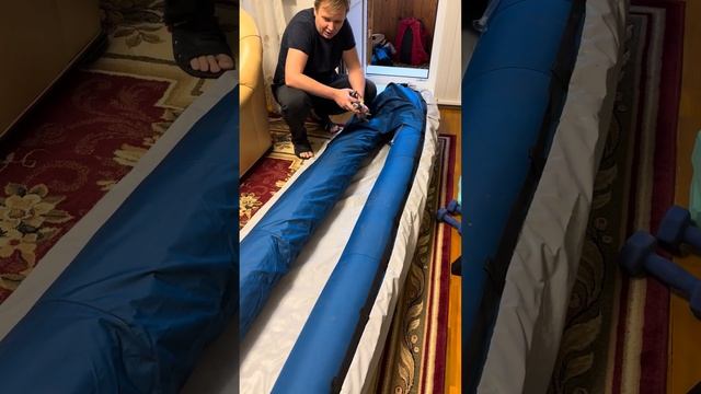 накачивание байдарки электронасосом смотреть онлайн