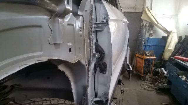 Ford Edge устранение перекоса моторного проема ,ремонт лонжерона , брызовика смотреть онлайн