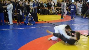 Открытый чемпионат Украины по BJJ  2013г. Морозов Алексей 1 схватка