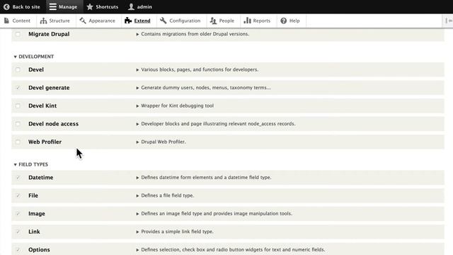 Drupal 8 Site Building, Lesson 20: Introduction to Modules