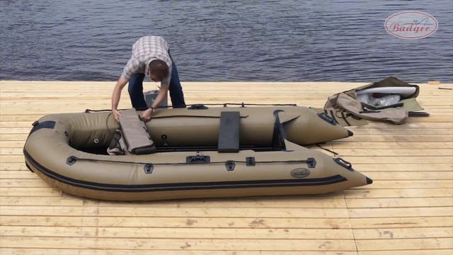 Сборка и разборка ПВХ лодки Badger Duck Line 340 смотреть онлайн