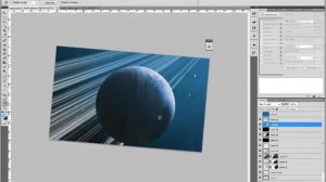 Space painting photoshop