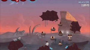 Angry Birds Star Wars 2 P2-19 3 Star Walkthrough Escape to Tatooine Level P2-19