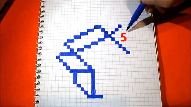 200 видео Открытка Как рисовать по клеточкам Коробку в тетради  200 Videos Box How to Draw Pixels
