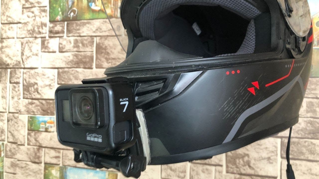 Как закрепить экшн камеру на подбородок мотошлема смотреть онлайн