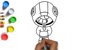 Как нарисовать Леона - персонаж из детской игры Браво Старс, новые рисунки Brawl Stars