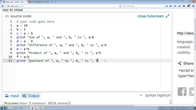 Python basic mathematical operations in Hindi смотреть онлайн