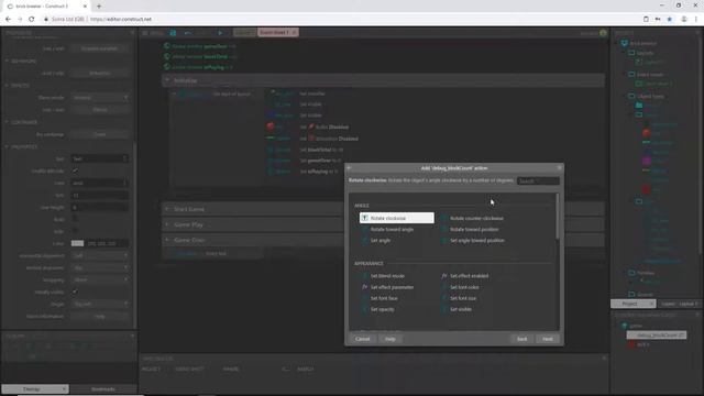 Construct 3 Tutorial part 6 - Brick Breaker / Breakout Game - For Each Loop - no coding смотреть онлайн
