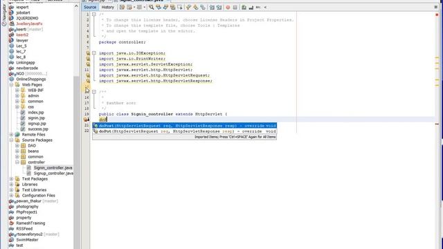 Complete java web project lec-7(password encryption in java)