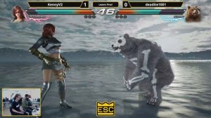 ESC 40 -EX- Losers Final - KennyV2 (Katarina) Vs. deadite1001 (Kuma) - Tekken 7 UK Local Tournament