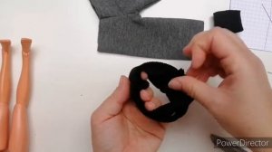 Weite Hose für Ken ohne Nähmaschine. Широкие штанишки для Кена без швейной машины своими руками.