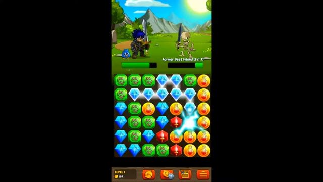 [Android] Adventure Quest Battle Gems - Stage 3 - The stalking dead смотреть онлайн