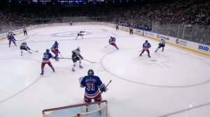 Pavel Buchnevich scores vs Rangers on a rebound (5 dec 2022)