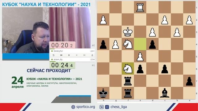 ШАХМАТНАЯ ОНЛАЙН БИЗНЕС-ЛИГА – 2021: турнир Кубок "Наука и Технологии - 2021" смотреть онлайн