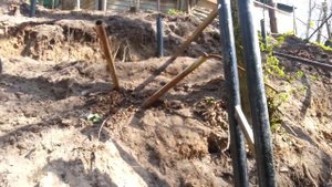 укрепление уклона винтовыми сваями ГарантФундамент 89606270237