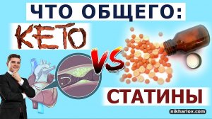 ?  НизкоУглеводные Диеты и СТАТИНЫ - Что общего во влиянии на атеросклероз, кальций, бляшки сосудов