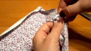 Обработка края изделия. Как сшить уголок «конвертом».mp4