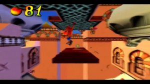 Crash Bandicoot 3: Warped 7 уровень "Подвесь выше". Прохождение