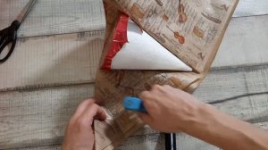 Как упаковать букет в бумагу. Делаем заготовку.