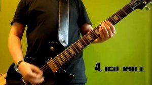 TOP 10 RAMMSTEIN RIFFS - (Cover by MetalLuchs)