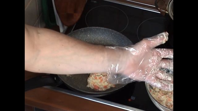 Оладьи с крабовыми палочками