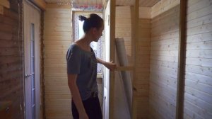 Межкомнатная перегородка в деревянном доме своими руками. Утепление.