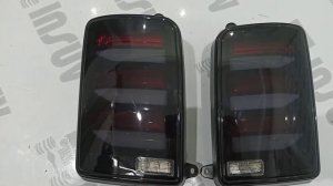 Фонари задние светодиодные Нива Тип AMG-2 темные, бегающий поворотник