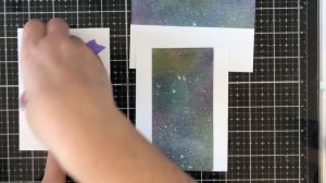 Galaxy Backgrounds With Distress Oxide Inks & Essentials by Ellen