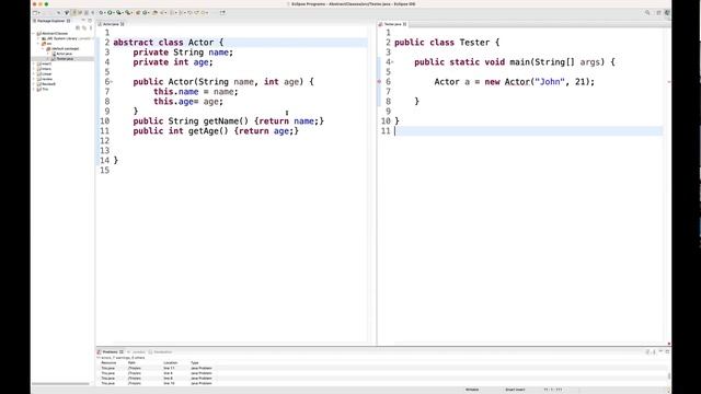 Java Abstract Classes смотреть онлайн