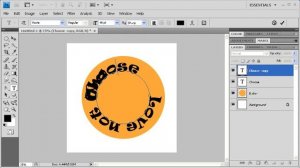 1.8 Combine Shapes and Text to Create a Design: Adobe Photoshop CS4 Video