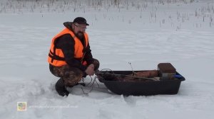 Сани-волокуши - незаменимая вещь для зимней рыбалки / Честный обзор