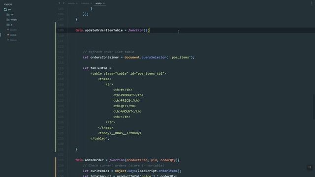 PHP Project: Point of Sale System - Add Order Item To Shopping Cart using JavaScript -  Part 3