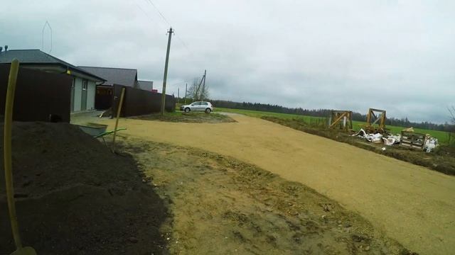 Комплексное благоустройство территории частного дома. Ландшафтные работы. смотреть онлайн