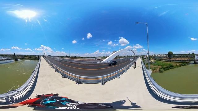 ASMR, VR, Краснодар, новый Яблоновский мост. смотреть онлайн