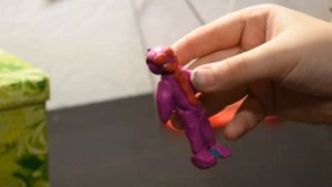 Лепим из пластилина Голден Фредди, Сломанный Бони из "Пять ночей с мишкой Фредди"