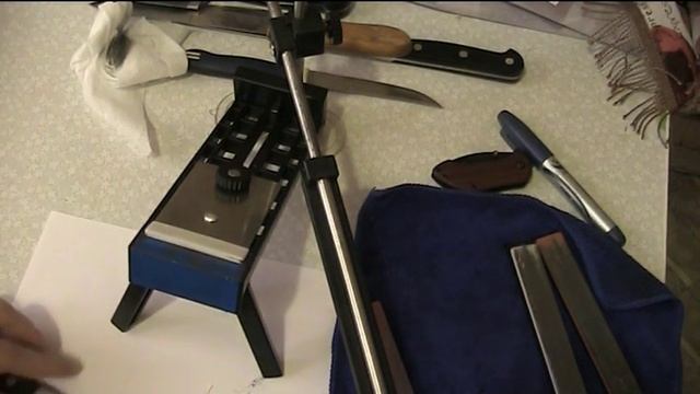 Точилка для ножей. Китайский клон Edge Pro Apex. Первая заточка смотреть онлайн