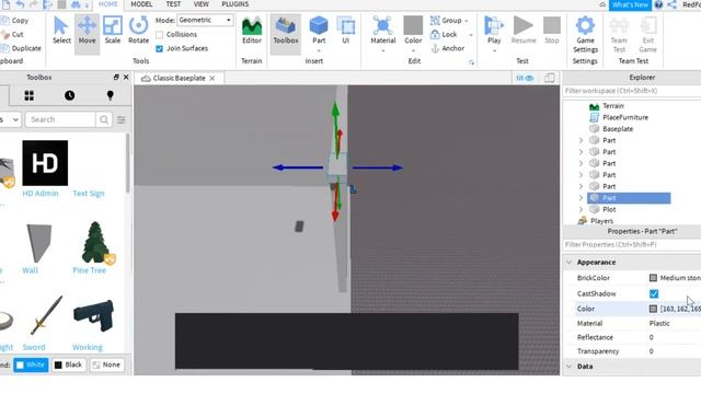 КАК СДЕЛАТЬ РАЗМЕЩЕНИЕ МЕБЕЛИ В РОБЛОКС ?? ROBLOX STUDIO