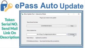 Epass Token Update | How to Update ePass 2003 Auto Token Old | Upgrade ePass Token Version 2.0