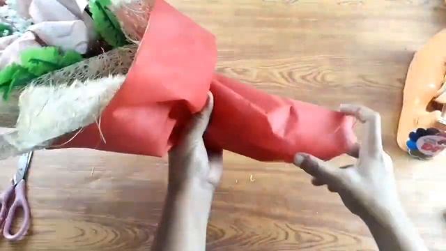 จัดช่อดอกไม้เงิน How to make Rose Money Flower bouquet | DIY ง่ายนิดเดียว смотреть онлайн