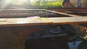 даём Шмицу 9.ю жизнь:) тяп ляп и готово. ремонт согнутой рамы полуприцепа