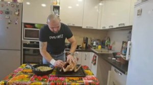 ФАРШИРОВАННЫЙ ГУСЬ В ДУХОВКЕ С ПЕРЛОВКОЙ И ГРИБАМИ ПОШАГОВЫЙ РЕЦЕПТ #гусь КАК ЗАПЕЧЬ ГУСЯ В ДУХОВКЕ